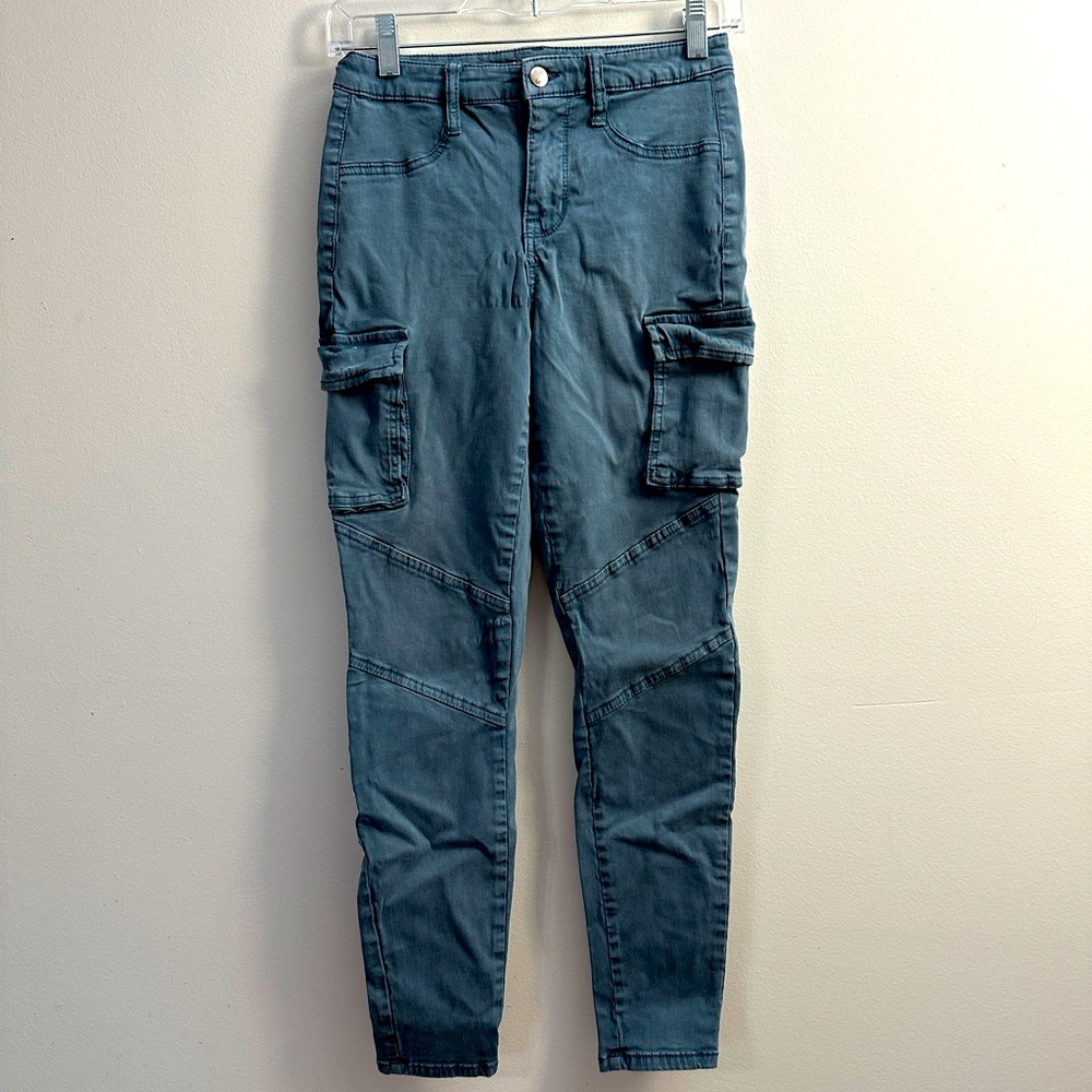 Blue Cargo Pants